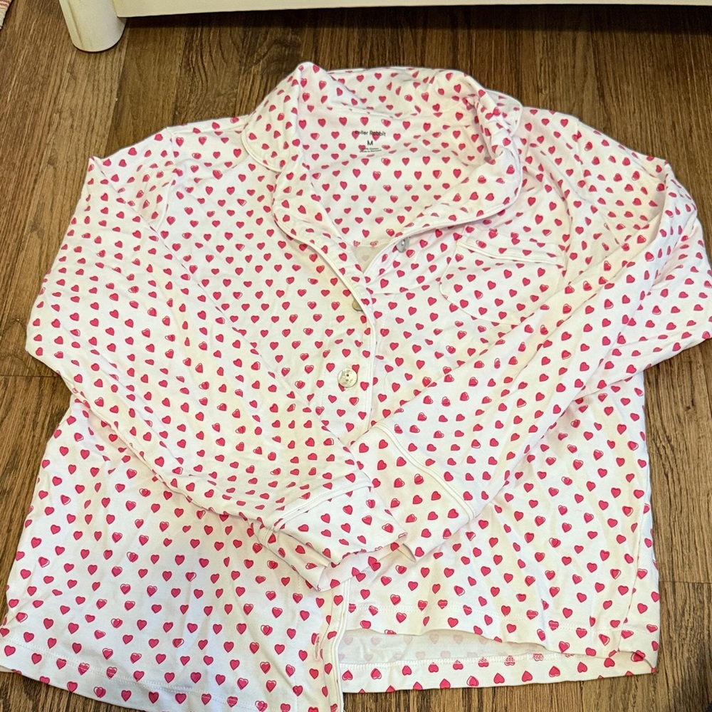 Roller Rabbit Pink Hearts Pajama top